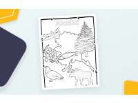 Alaska State Symbols Clip Art preview