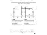 Algebra 1 Expressions and Properties Crosswords with Word Bank preview 2