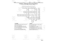 Algebra 1 Linear and Absolute Value Equations Crosswords with Word Ban preview 3