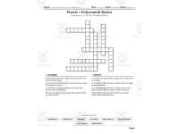 Algebra 1 Polynomials Operations and Factoring Crosswords with Word Ba preview 2