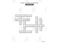 Algebra 1 Quadratic Equations and Functions Crosswords with Word Bank preview 4
