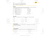Algebra 2 Emergency Sub Plans - 5 Days Self-Checking Worksheets preview 4