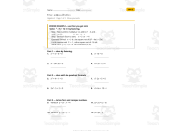 Algebra 2 Emergency Sub Plans - 5 Days Self-Checking Worksheets preview 5