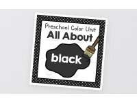 All About Black | Preschool Color of the Week Unit preview