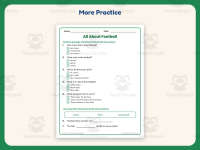 All About Football Worksheet – 1st Grade Sports Practice + Answer Key preview 7