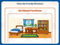 All About Furniture Reading Comprehension Worksheet – 2nd Grade preview 4