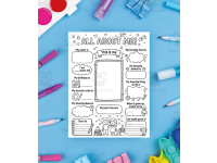 All About Me Back to School Worksheet | First Day of School Activity preview 2