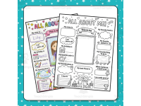 All About Me Back to School Worksheet | First Day of School Activity preview 3