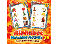 Alphabet Matching Worksheets A–Z: Letter Recognition with Picture Clue preview