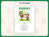 Alphabet Stories Letter B Reading Comprehension Worksheet – 1st Grade preview 2