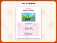 Alphabet Stories Letter F Reading Comprehension Worksheet Practice preview 2