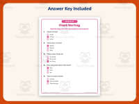 Alphabet Stories Letter F Reading Comprehension Worksheet Practice preview 3