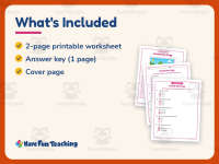 Alphabet Stories Letter F Reading Comprehension Worksheet Practice preview 5