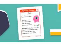Alphabet Stories Letter N Reading Comprehension Worksheet preview
