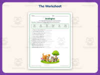 Analogy Fill in the Blanks Worksheet – 3rd Grade Analogies Practice preview 2