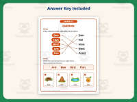 Animal Habitats Matching Worksheet – 1st Grade Animals & Environments preview 3