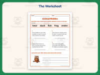 Animal Riddles Worksheet – 1st Grade Animals Practice + Answer Key preview 2