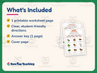 Animal Words Word Bank Worksheet – 1st Grade Animals Practice preview 5