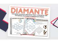 Antonym Diamante Poem Example, Lesson Plan, Templates, Poetry Writing preview
