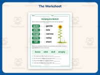 Antonyms Game Worksheet – 2nd Grade Opposites Practice + Answer Key preview 2
