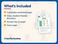 Antonyms Game Worksheet – 2nd Grade Opposites Practice + Answer Key preview 5