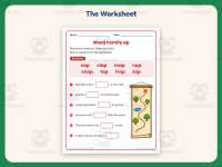 AP Word Family Worksheet – 1st Grade Word Families Practice preview 2