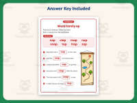 AP Word Family Worksheet – 1st Grade Word Families Practice preview 3