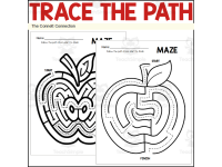 Apple Maze Printables preview 3