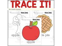 Apple Tracing Worksheets preview 3