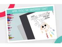 April Fools' Day Handprint Art – Preschool Craft preview