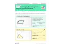 Area of Triangles, Parallelograms & Trapezoids: Middle School Geometry preview