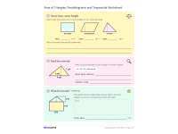 Area of Triangles, Parallelograms & Trapezoids: Middle School Geometry preview 4
