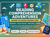 Around the World Reading Quest | Grades 3–5 | 40 Pages preview