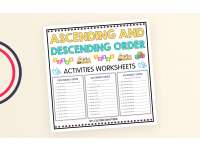 Ascending and Descending Order Worksheets for Grades 2–4 preview