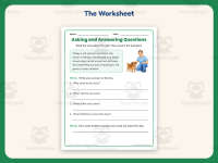 Asking and Answering Questions Worksheet – 1st Grade Prompts Practice preview 2