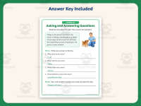 Asking and Answering Questions Worksheet – 1st Grade Prompts Practice preview 3