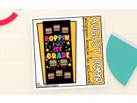 August Back to School Pop-It Door Kit or Bulletin Board Set preview