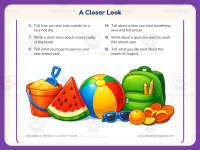 August Daily Journal Prompts Worksheet – 3rd Grade Journals Practice preview 3