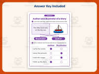 Author and Illustrator of a Story Worksheet – Kindergarten Practice preview 3