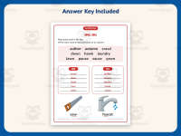 AW, AU Diphthong Worksheet – 2nd Grade Digraphs & Vowels Practice preview 3