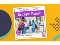 Back to School 7th Grade Math Review Activity| Digital Escape Room preview
