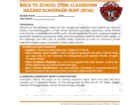 Back to School STEM Activity: Class Hazard Scavenger Hunt (BTS6) preview 2