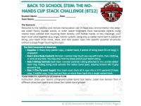 Back to School STEM Activity: No-Hands Cup Stack Challenge (BTS2) preview 2