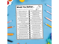 Back to School Would You Rather Icebreaker, Get to Know You First Days preview 2