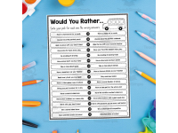 Back to School Would You Rather Icebreaker, Get to Know You First Days preview 3