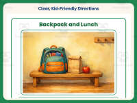 Backpack and Lunch Reading Comprehension Worksheet – 1st Grade preview 4