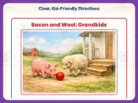 Bacon and Wool: Grandkids – Reading Worksheet – 3rd Grade Practice preview 4