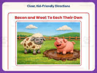 Bacon and Wool: To Each Their Own – Reading Worksheet – 3rd Grade preview 4