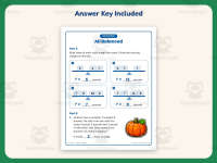 Balance Worksheet – 1st Grade Addition & Measurement Practice preview 3