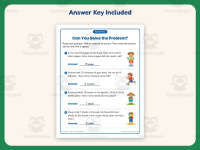 Basic Word Problems Worksheet – 1st Grade Addition & Subtraction preview 3